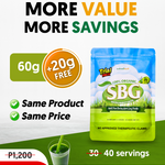 NEW SALVEO BARLEY GRASS TRIAL PACK FROM 60 GRAMS NOW 80 GRAMS