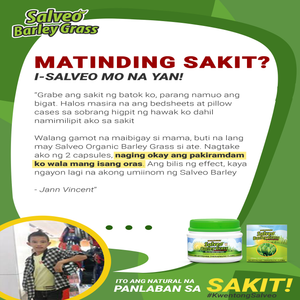 NEW SALVEO BARLEY GRASS TRIAL PACK FROM 60 GRAMS NOW 80 GRAMS
